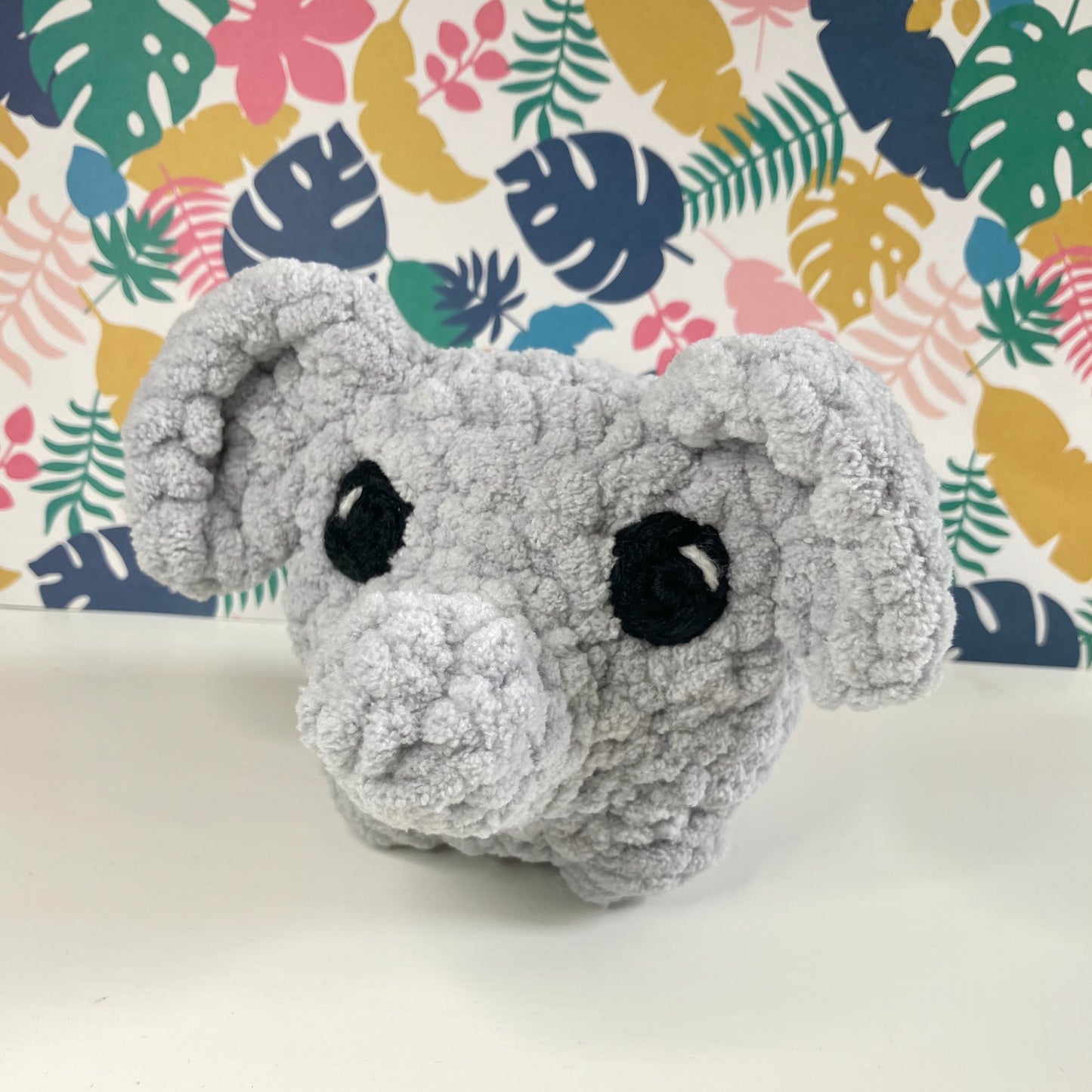 Elephant Crochet Plush Chunky Toy
