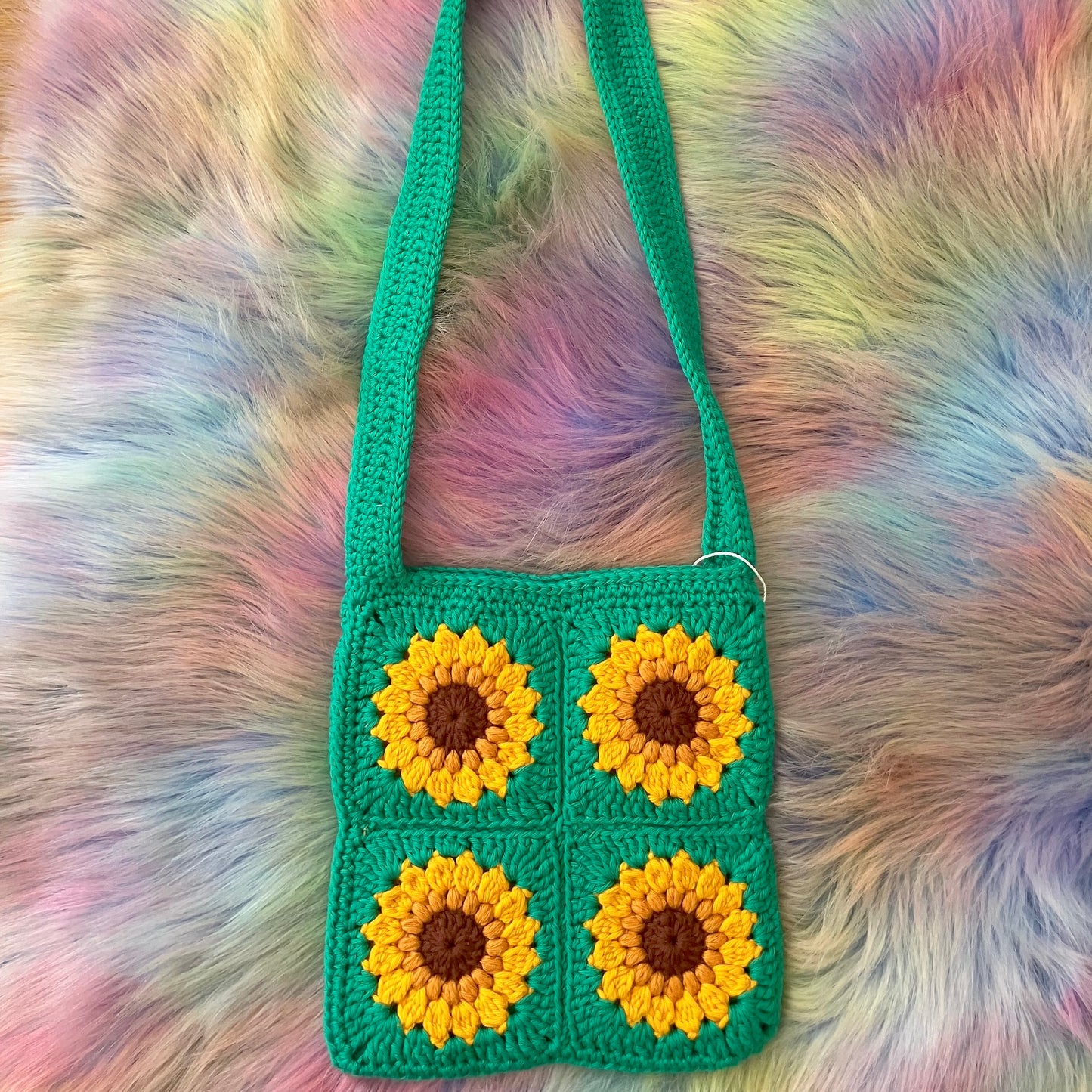 Sunflower Crochet Bag
