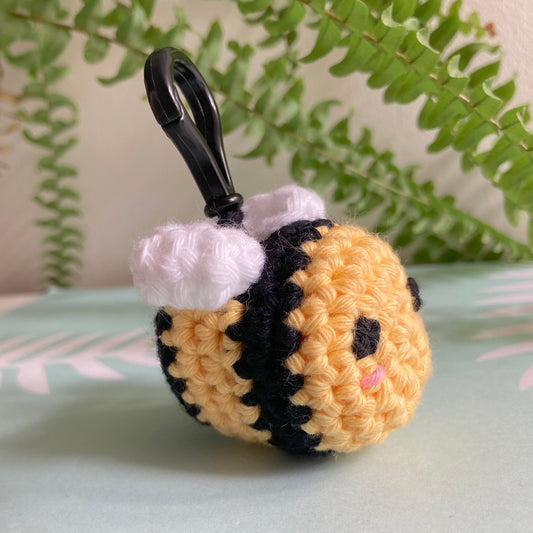 Bee Crochet Keyring