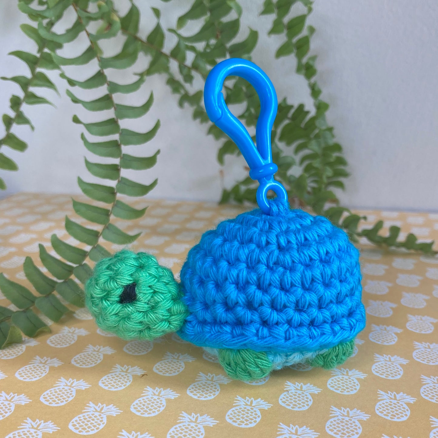 Tortoise Crochet Keyring