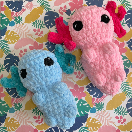 Axolotl Chunky Crochet Plush Toy