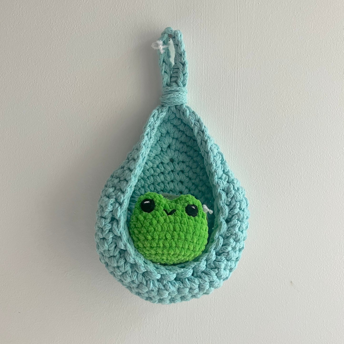 Mini Crochet Hanging Basket