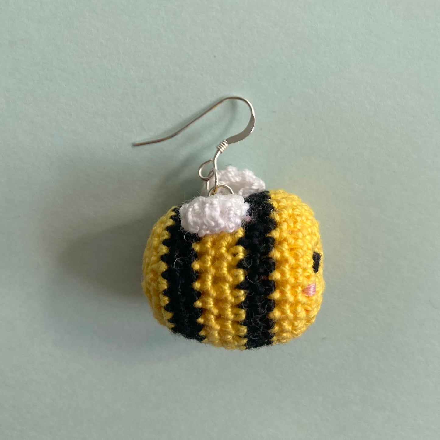 Bee Crochet Earrings