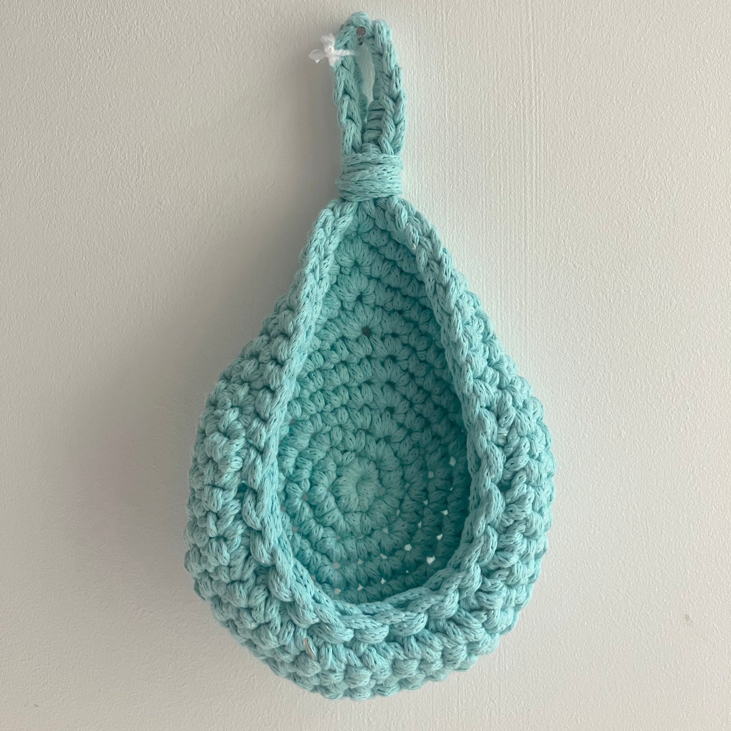 Mini Crochet Hanging Basket