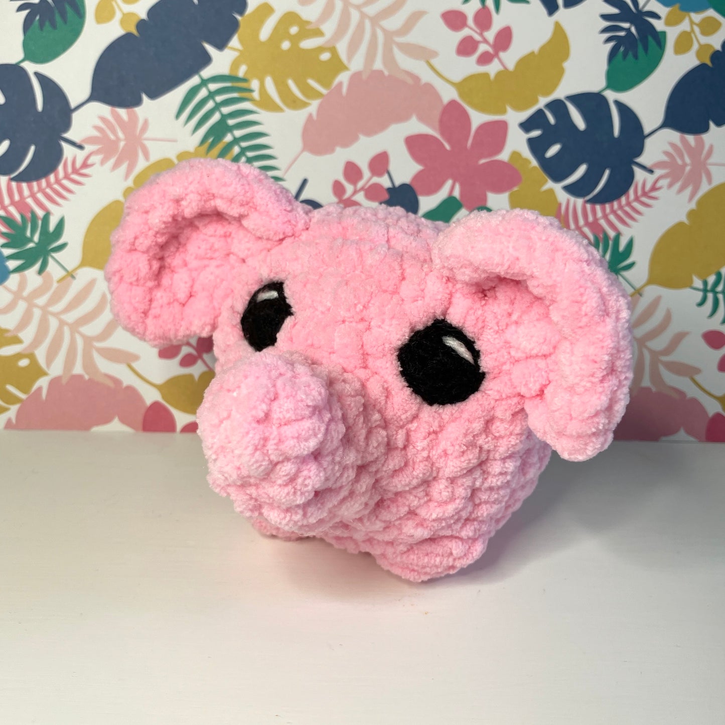 Elephant Crochet Plush Chunky Toy