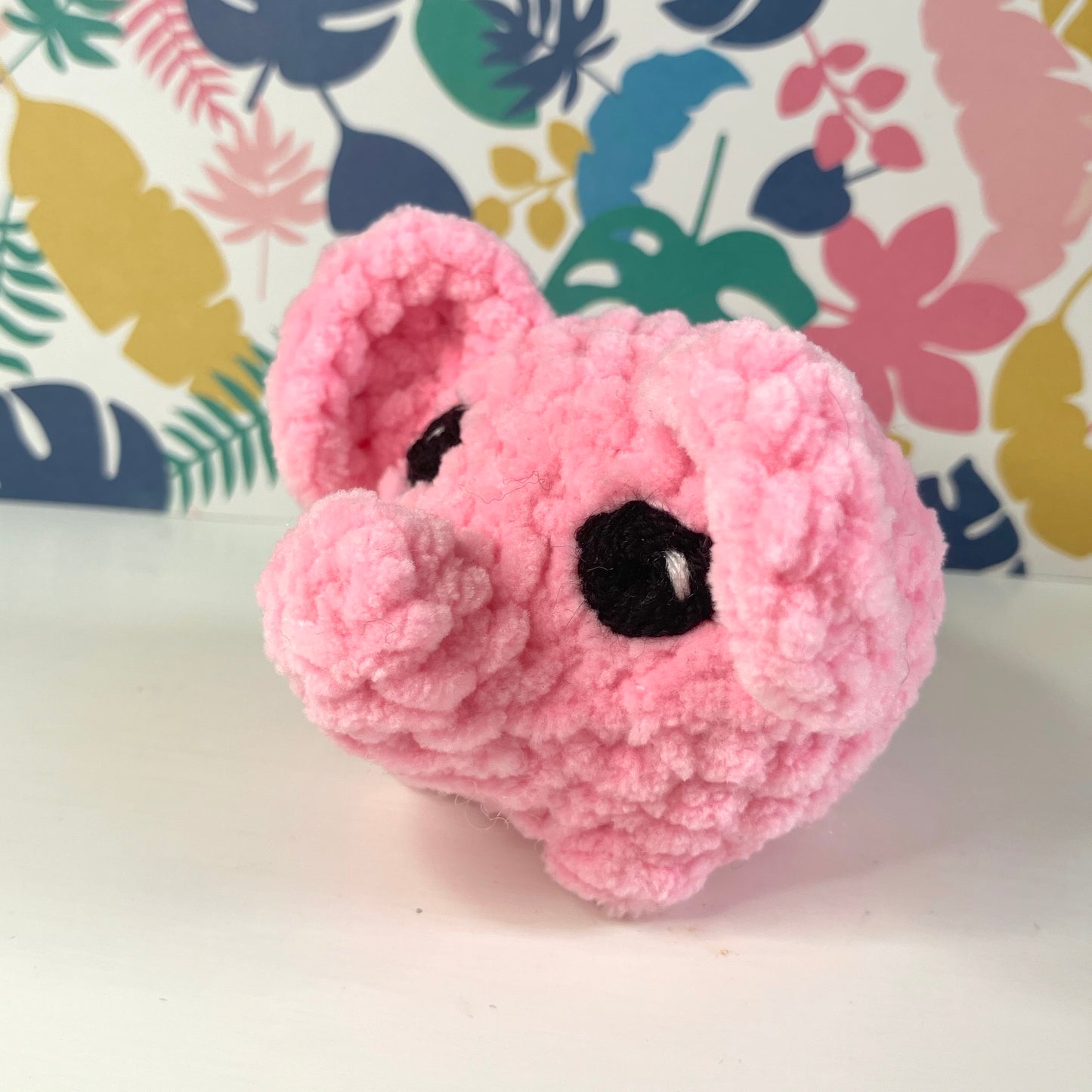 Elephant Crochet Plush Mini Toy