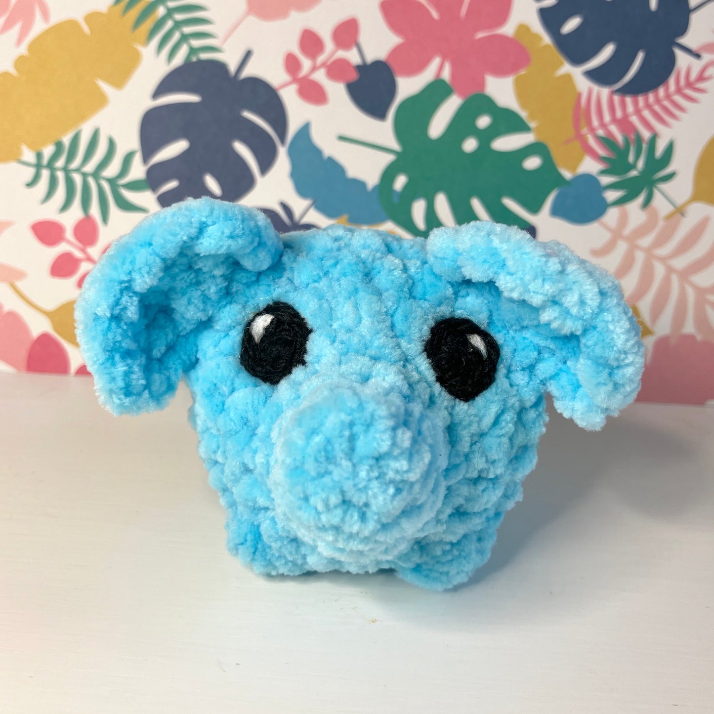 Elephant Crochet Plush Mini Toy