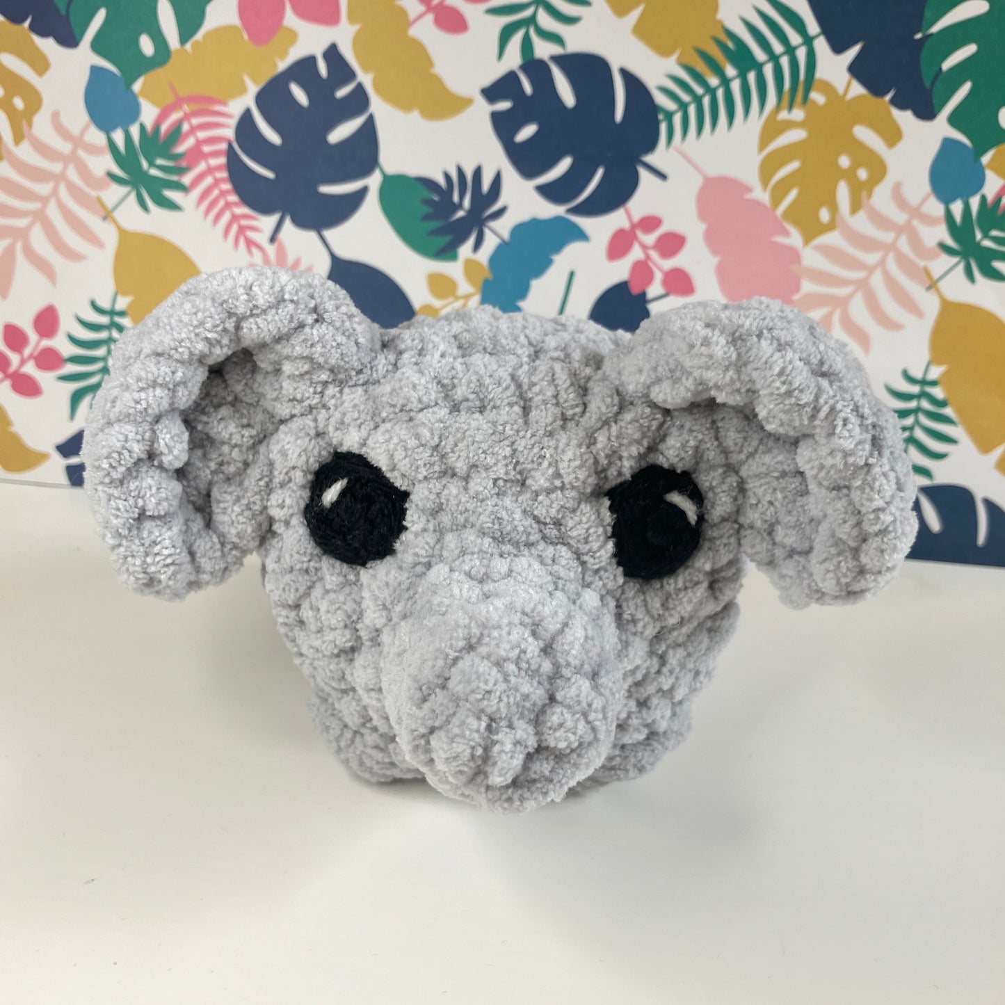 Elephant Crochet Plush Chunky Toy