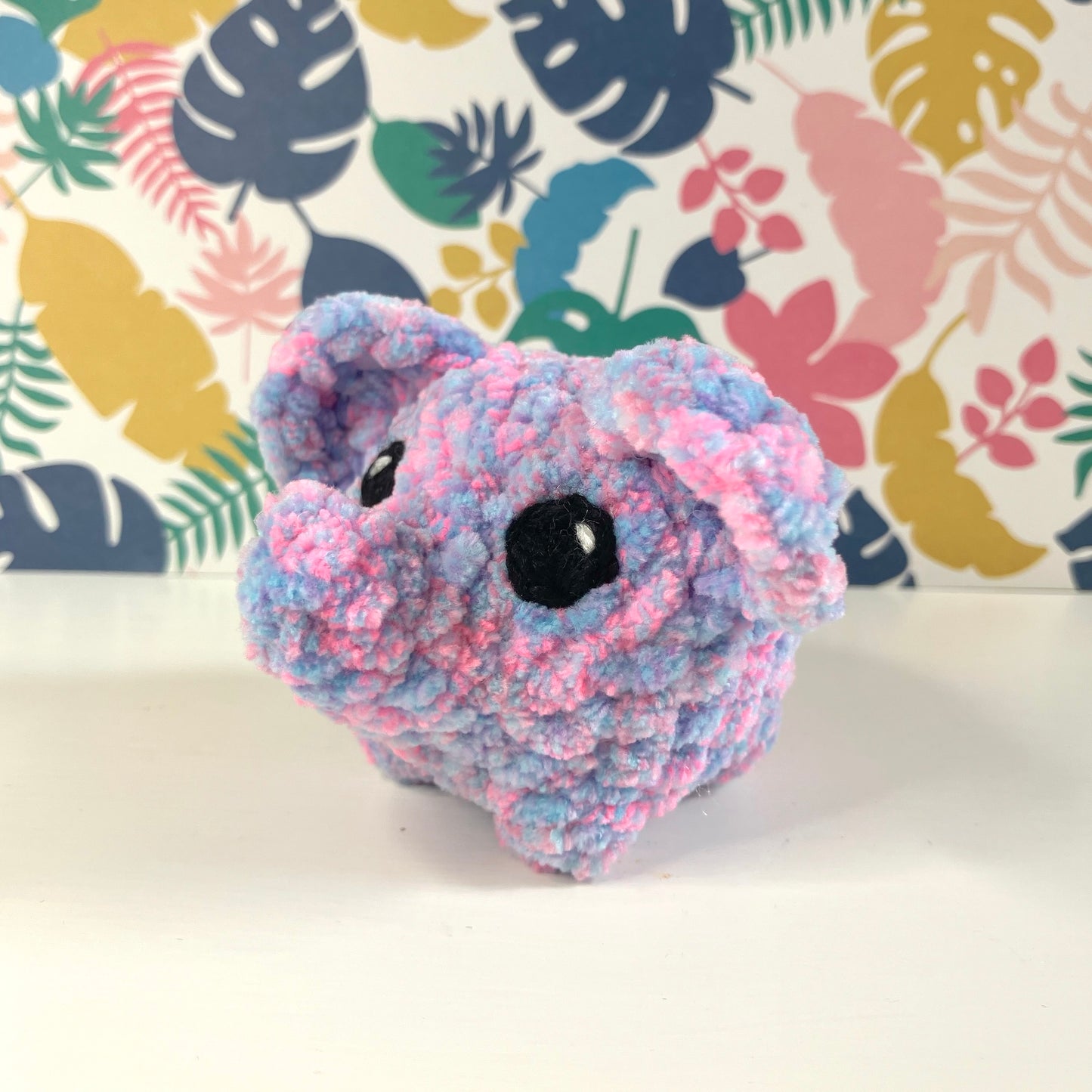 Elephant Crochet Plush Mini Toy