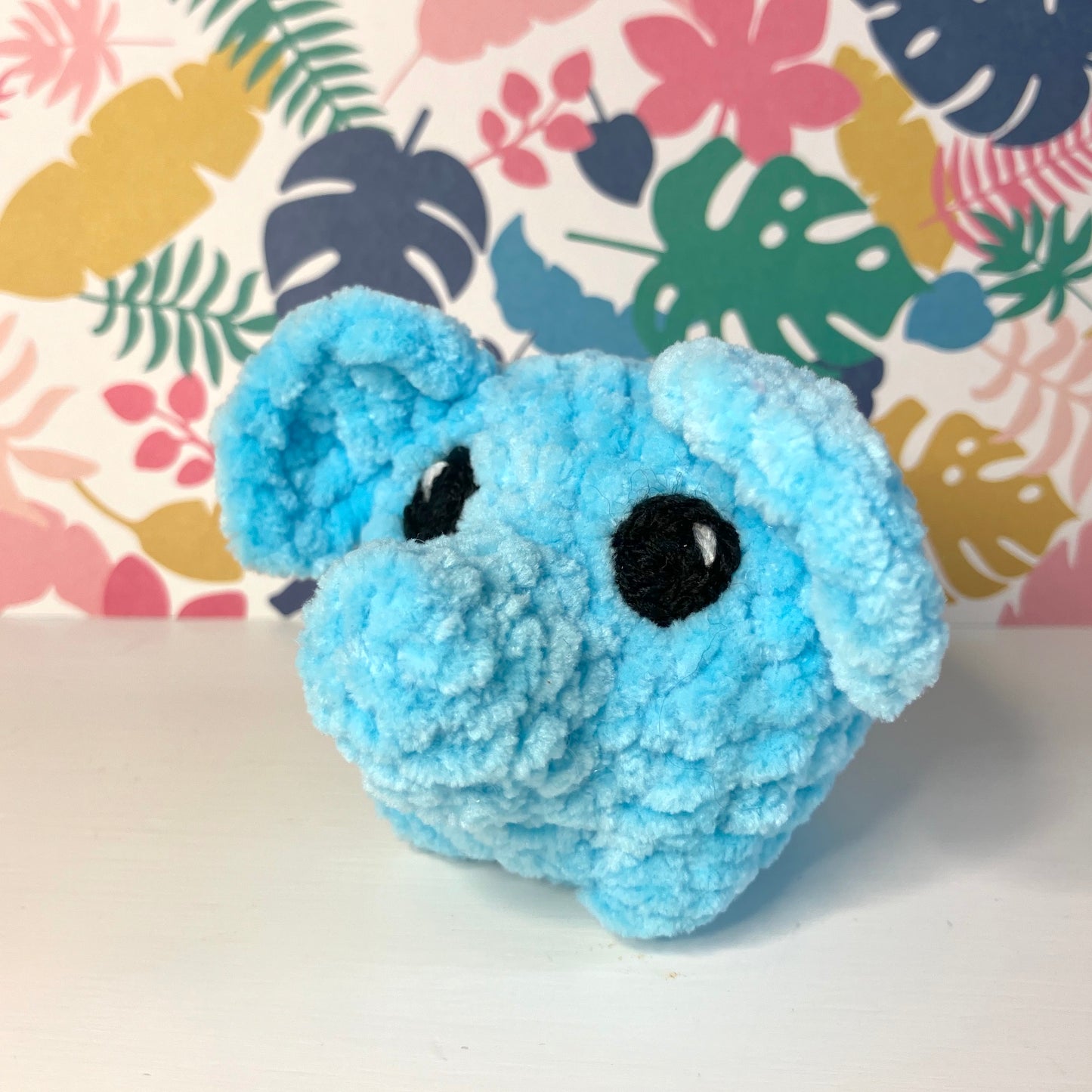 Elephant Crochet Plush Mini Toy