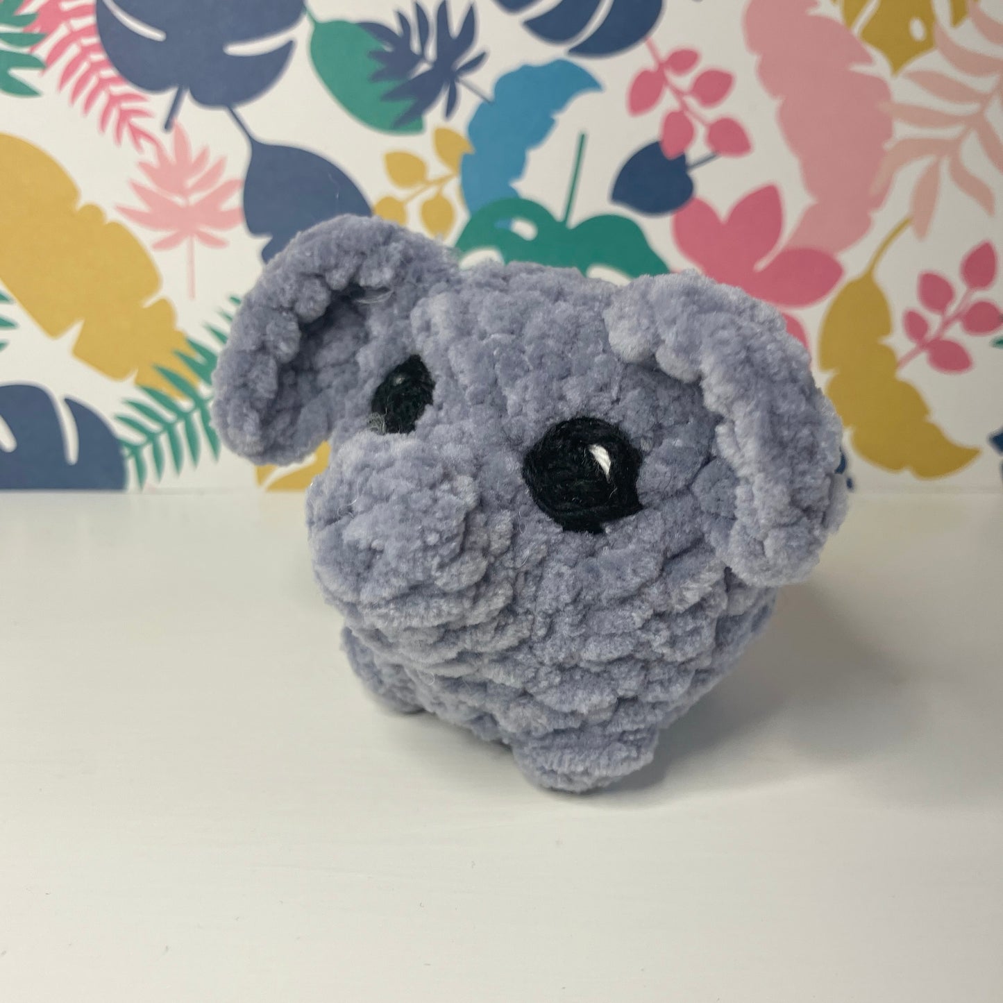 Elephant Crochet Plush Mini Toy