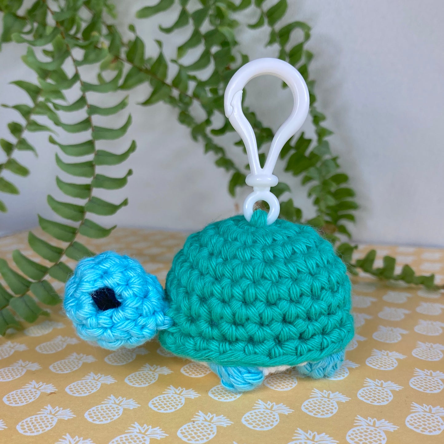 Tortoise Crochet Keyring