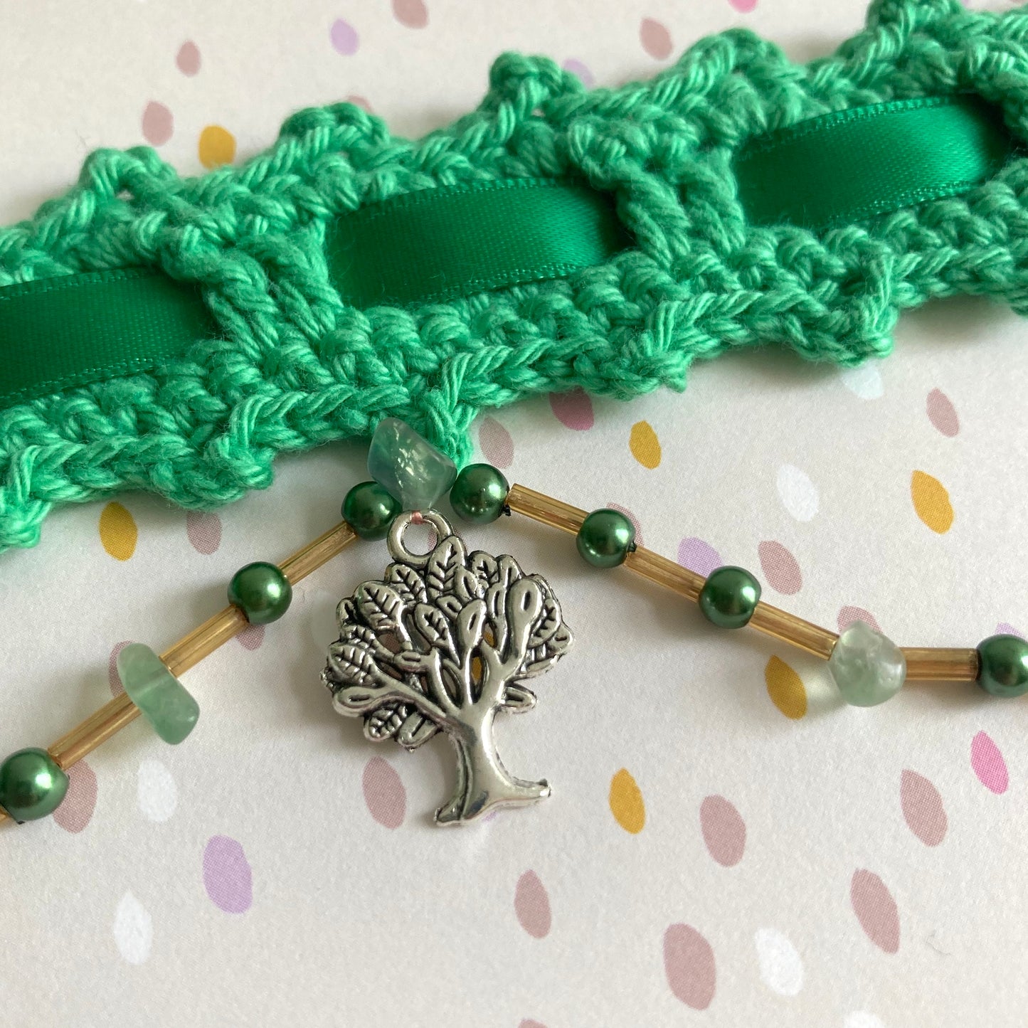 Tree of Life Crochet Choker